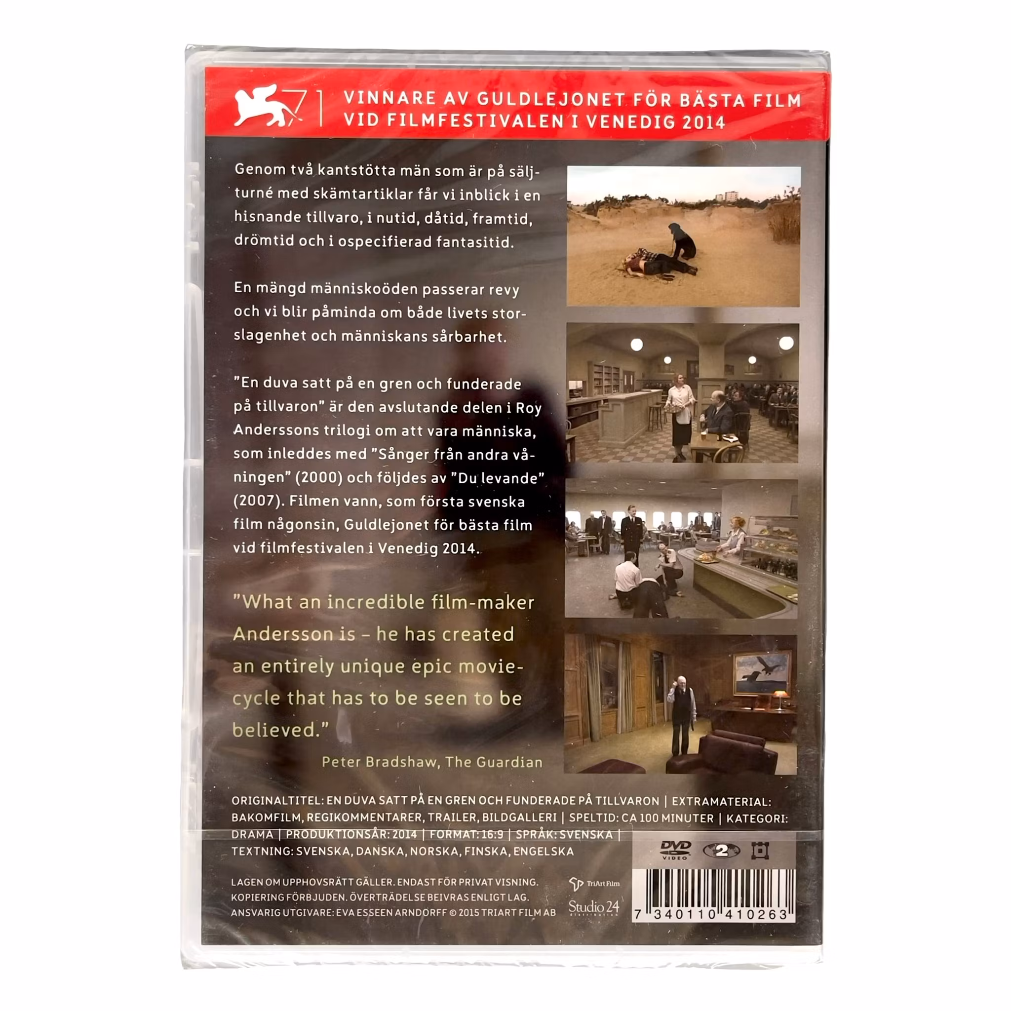 Una paloma se posó en una rama y reflexionó sobre la vida (2014) - DVD nuevo y envuelto