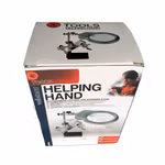 Velleman Helping Hand - Förstorings glas med LED & Lödställ