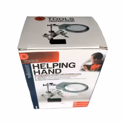 Velleman Helping Hand - Loupe avec LED et fer à souder