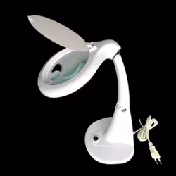 Forstørrelseslampe LED - Bordlampe med forstørrelsesglass