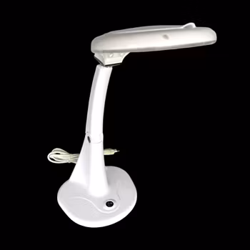 Forstørrelseslampe LED - Bordlampe med forstørrelsesglass