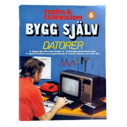 Bygg dine egne datamaskiner - Vintage datamaskinbok fra 1981 (radio og TV)