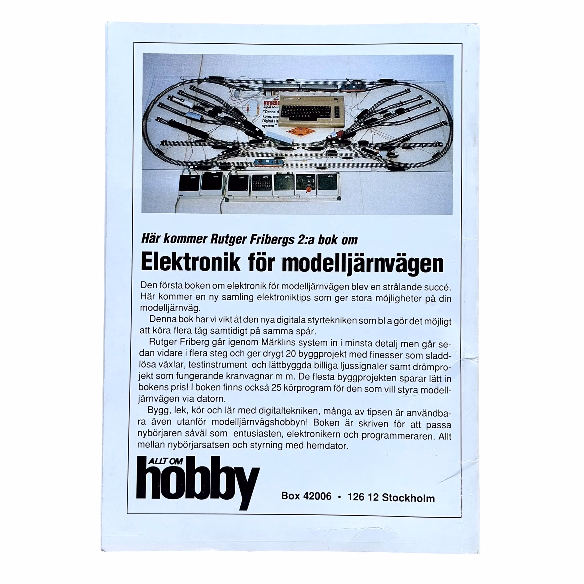 Digitaltåg - Mer elektronik för modelljärnvägen (2:a boken) - Rutger Friberg