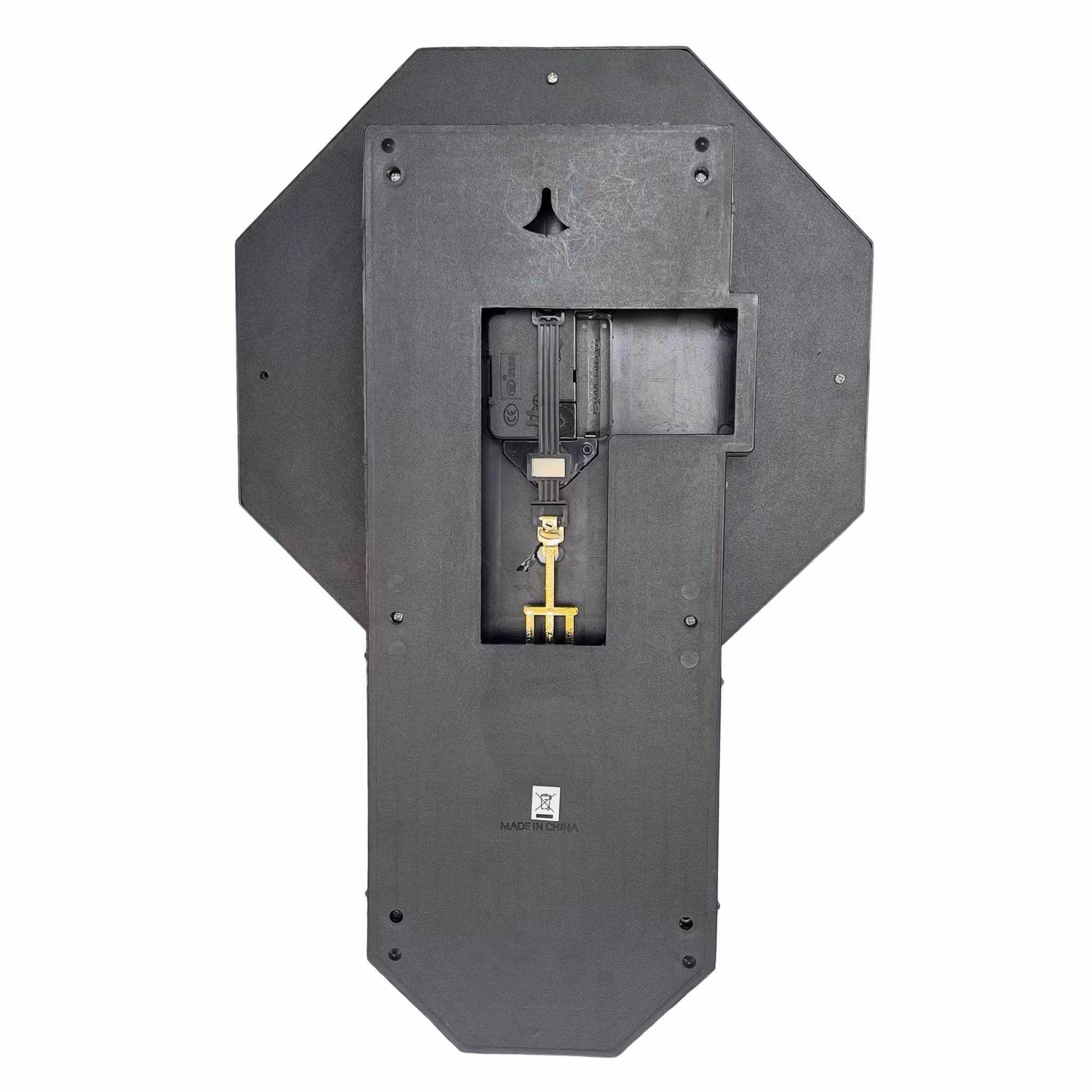 Klassisk väggklocka med pendel - Quartz - Romerska siffror