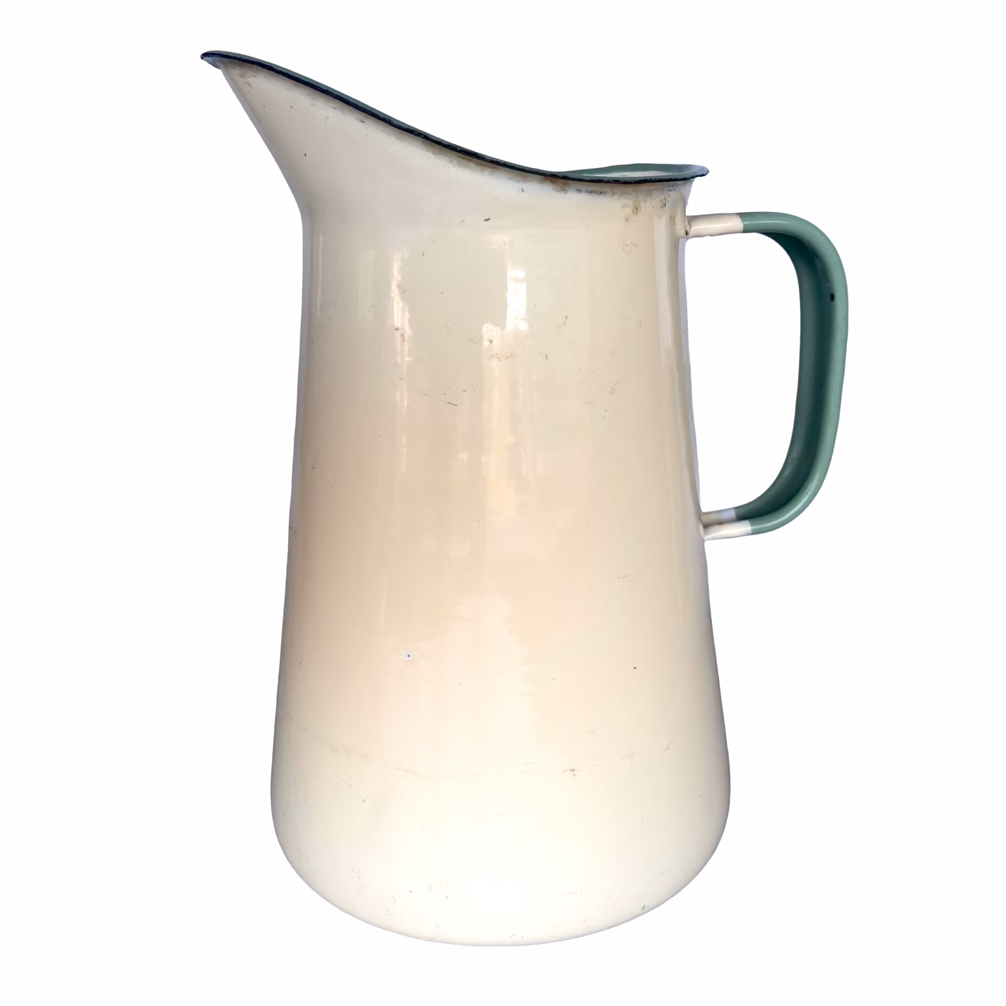 Vintage Kockums emaljset - klassiskt svenskt köksset