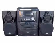 Denver Stereo Mini Hi Fi System - Skivspelare, CD, Kassett & Radio med högtalare