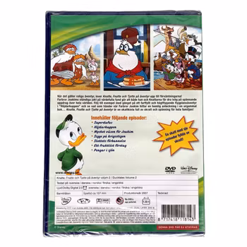 Disney DVD - Knatte, Fnatte & Tjatte på äventyr Volym 2 - Ny / inplastad