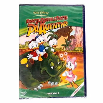 Disney DVD - Knatte, Fnatte & Tjatte på äventyr Volym 2 - Ny / inplastad