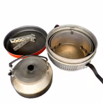 Trangia stormkök - Friluftskök med kastruller, stekpanna och vattenkokare