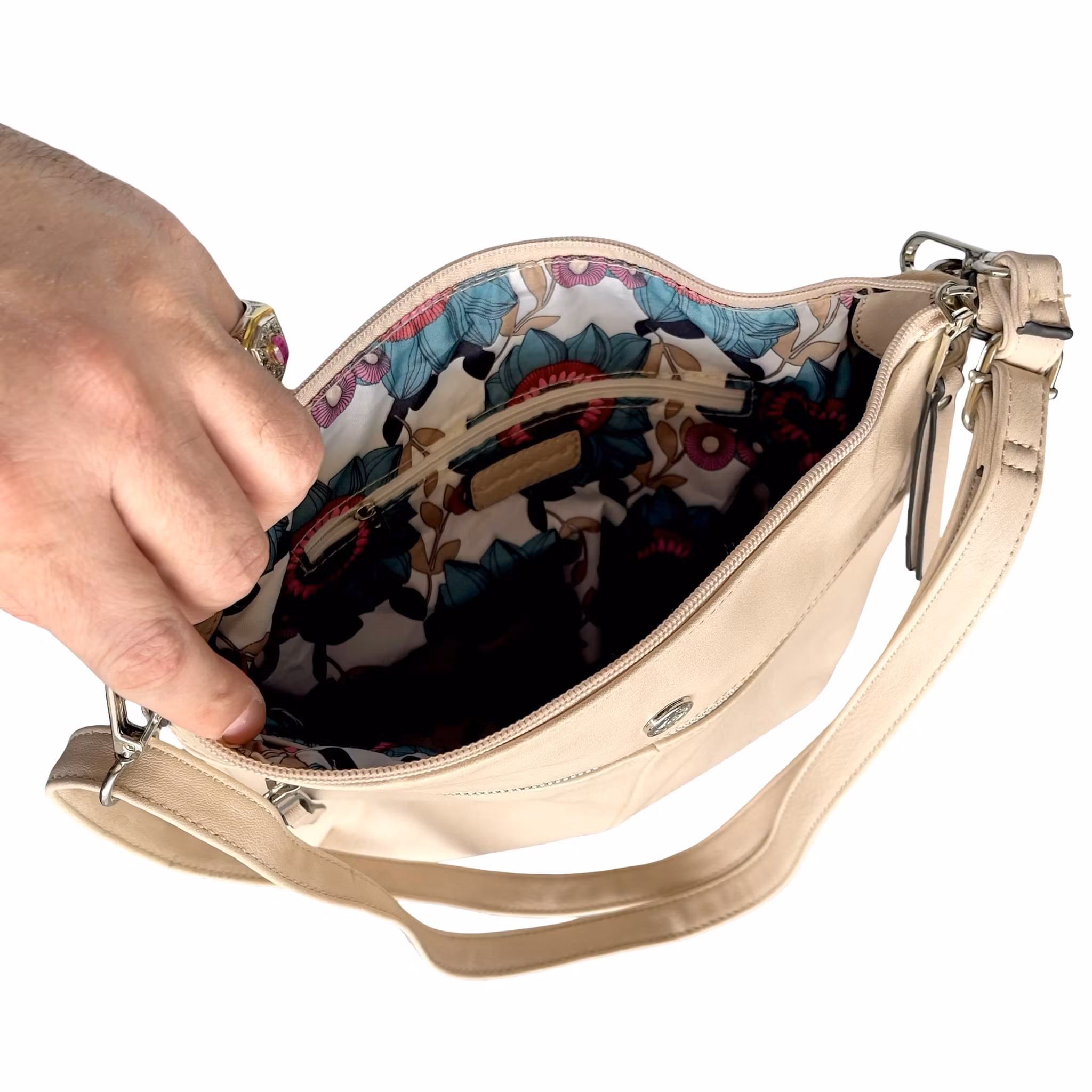 Ulrika E Design Crossbody väska / Axelväska - Beige