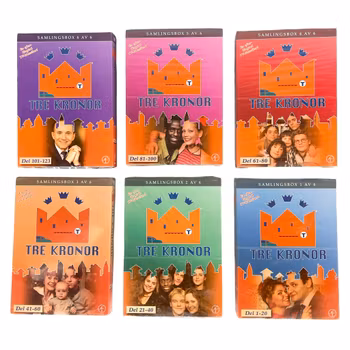 Tre Kronor - Nowy / Zapakowany Kompletny zestaw DVD (Box 1-6) - Szwedzki klasyk telewizyjny