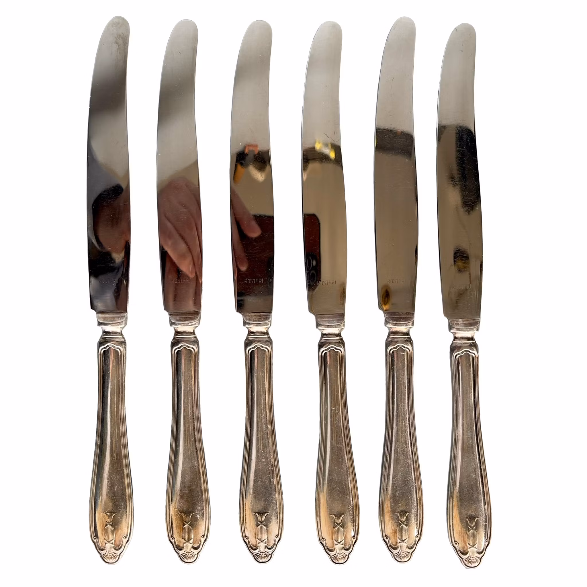 Bordsknivar nysilver modell Vasa - 30 st vintage bestick