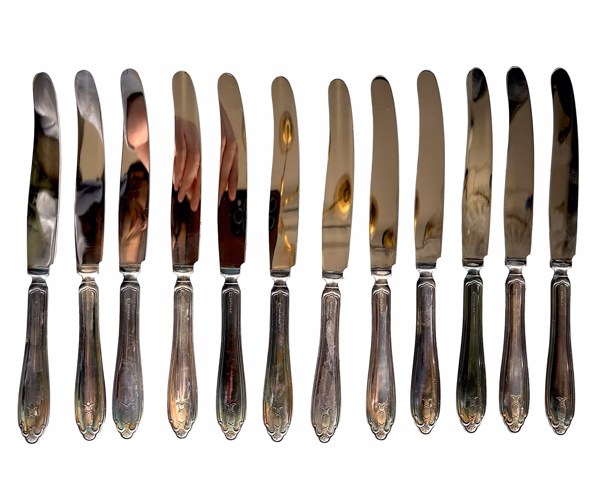 Bordsknivar nysilver modell Vasa - 30 st vintage bestick