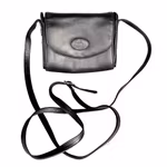 AKCA Leather axelväska i äkta läder - klassisk vintage handväska / crossbody