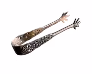 Vintage sockertång i silver 830 - dekorativ serveringstång