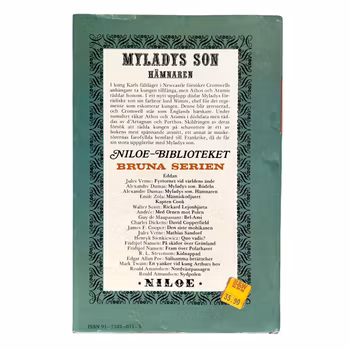 Myladys son - Hämnaren - Alexandre Dumas - Niloé biblioteket / Bruna Serien
