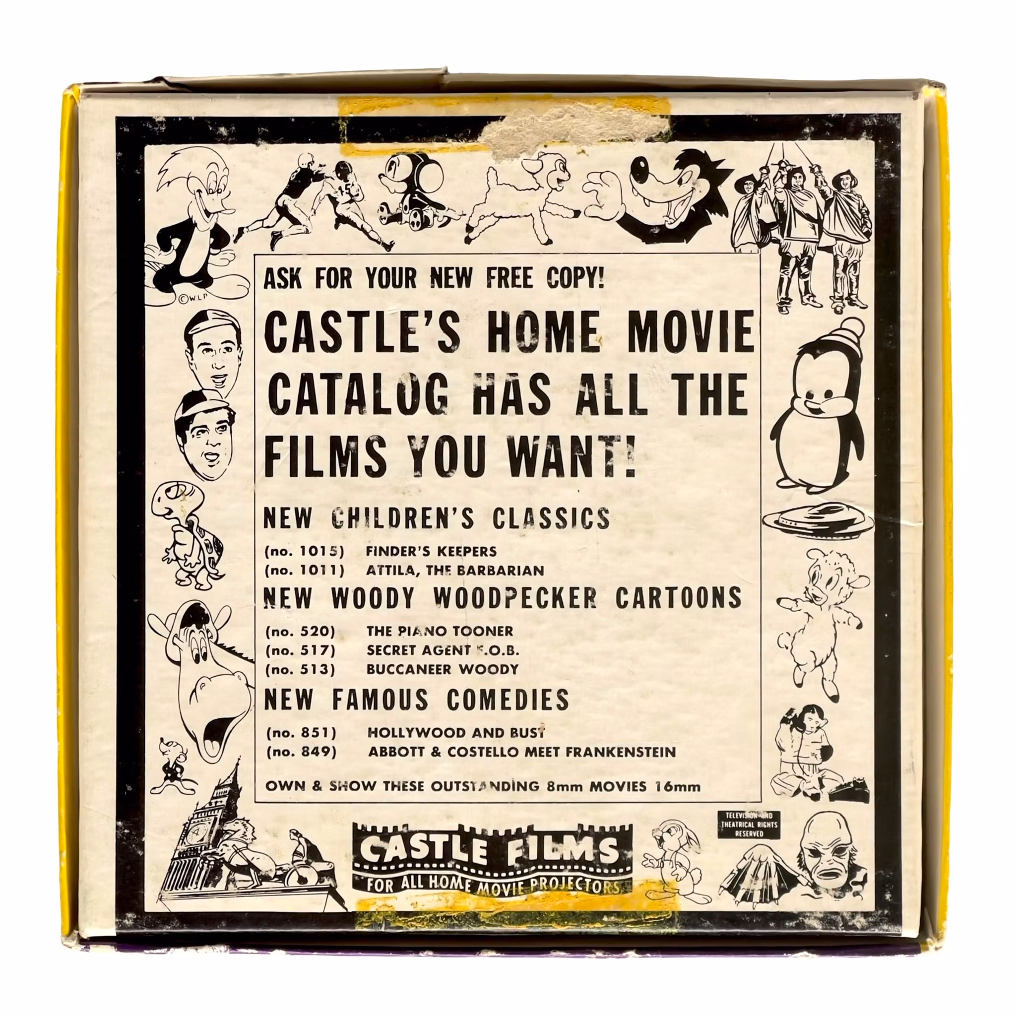 Princess Cinderella - Vintage 8mm film - Castle Films - Klassiker för film projektor