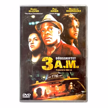 3 A.M. - Dödsskiftet - Ny / inplastad DVD - Thriller med Danny Glover
