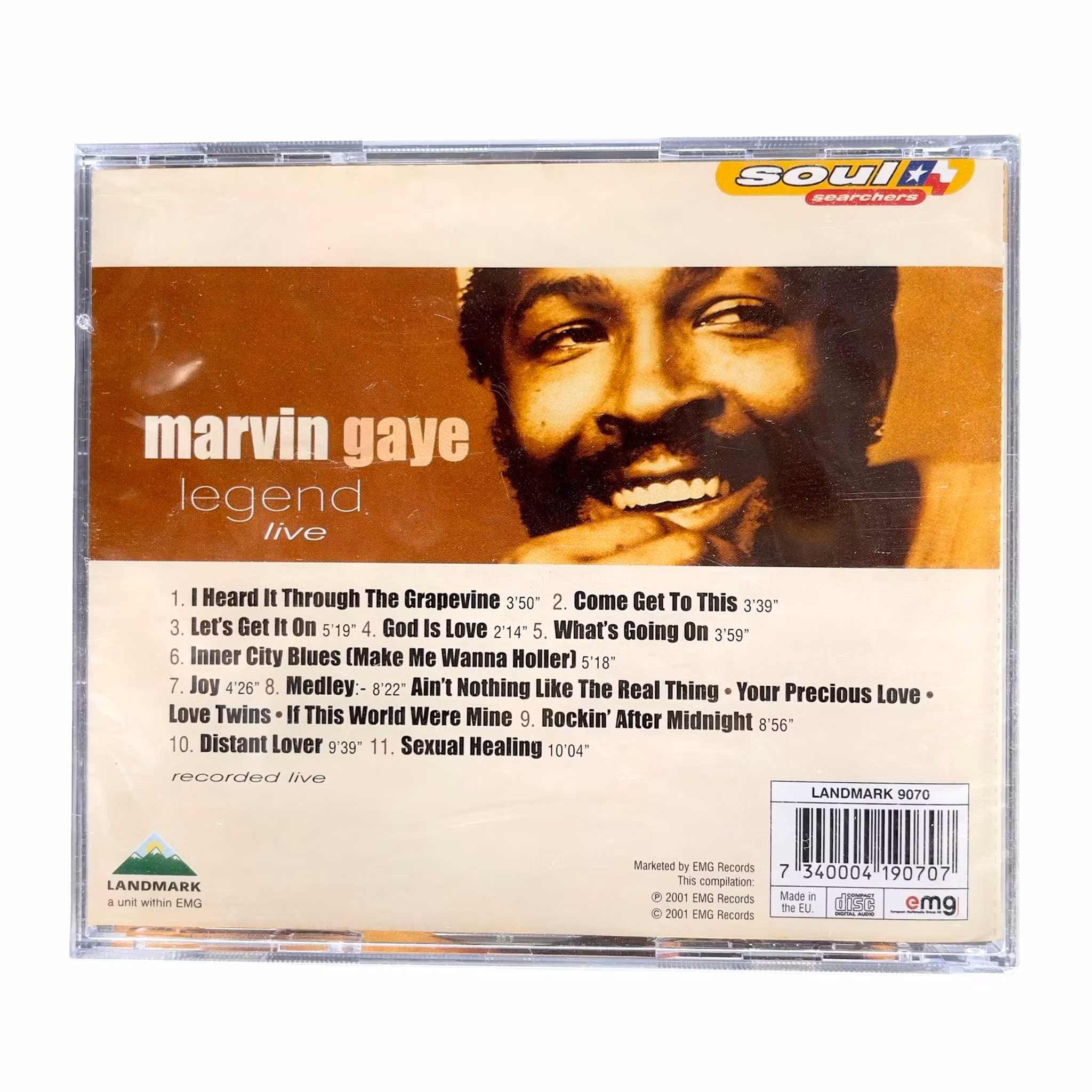 Marvin Gaye - Legend Live - Ny / inplastad CD - Soulklassiker LIVE