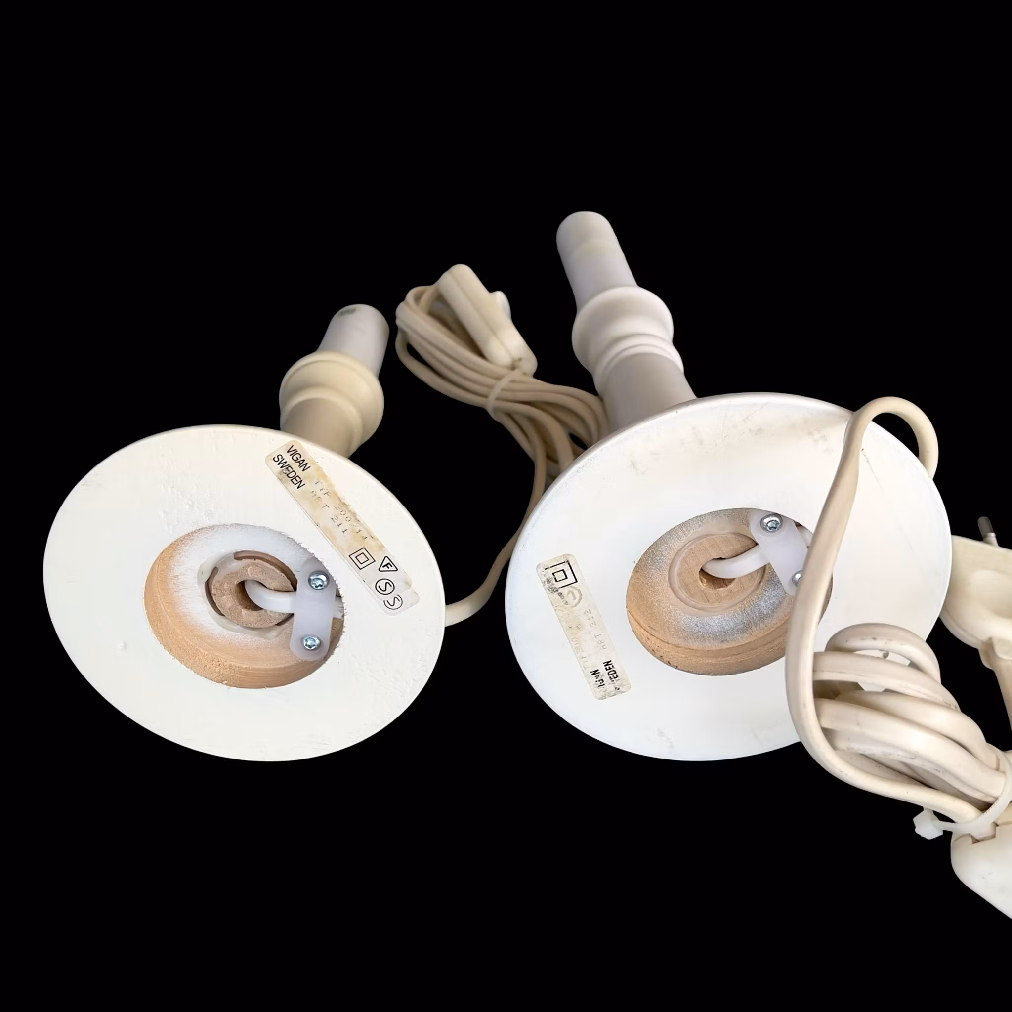 2 st VIGAN Sweden 300/14 bordslampor - Vintage skandinavisk design - Sweden