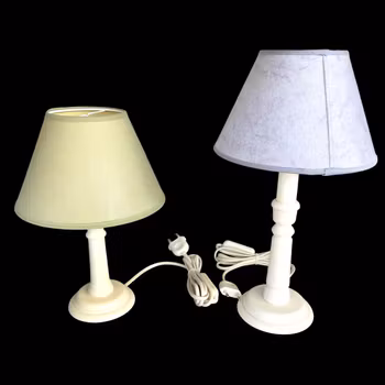 2 szt. lamp stołowych VIGAN Sweden 300/14 - skandynawski design w stylu vintage - Szwecja