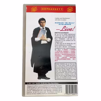Rowan Atkinson na żywo! (Mr. Bean) – kaseta VHS (klasyczny humor)