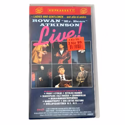 Rowan Atkinson Live! (Mr. Bean) - VHS (Klassisk humor)