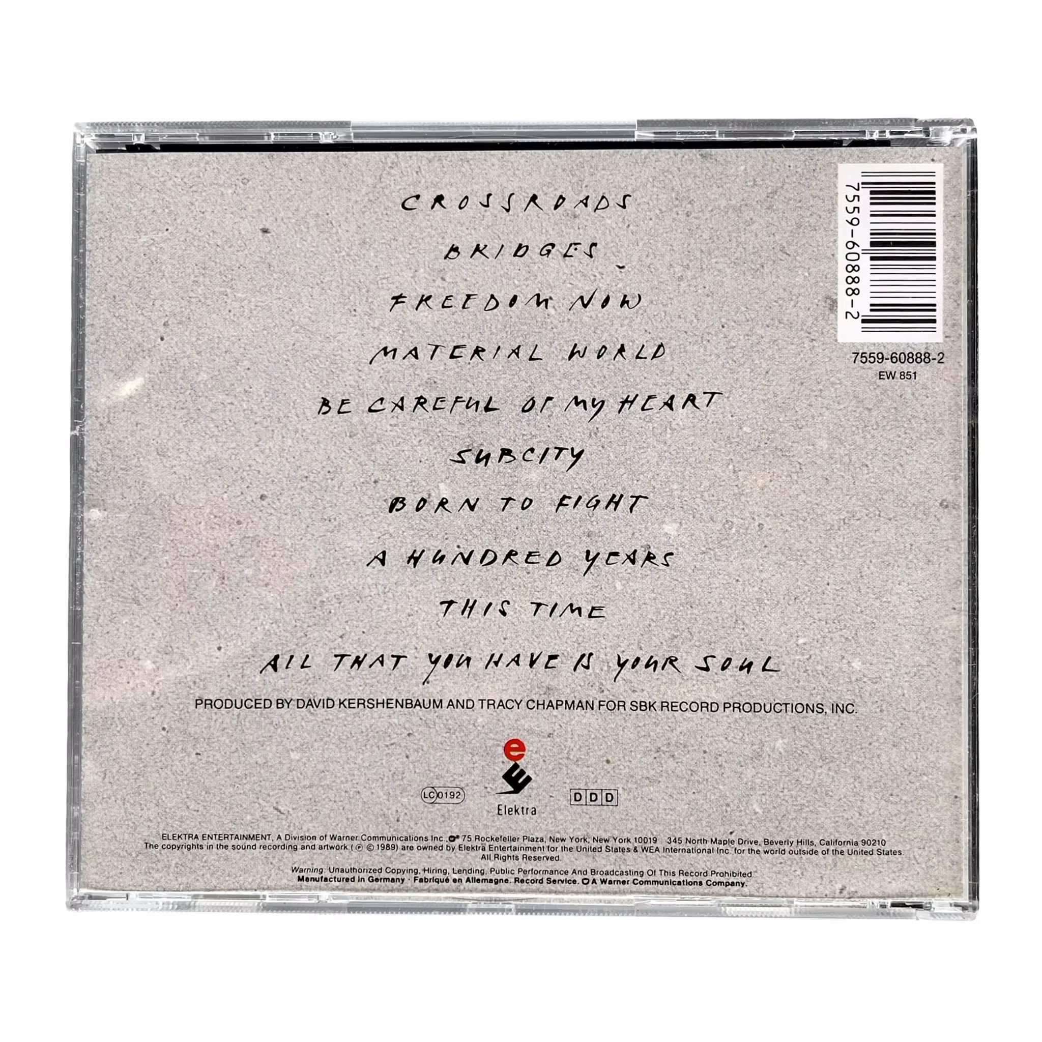 Tracy Chapman - Crossroads (CD, klassiskt album)