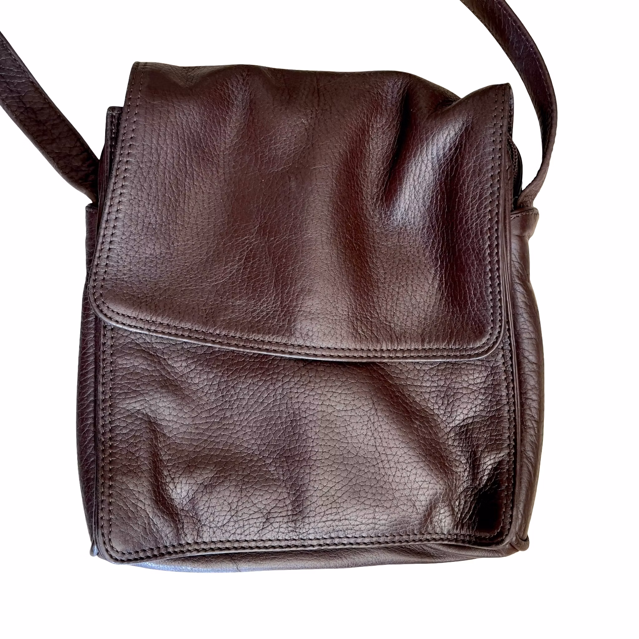NOVIRO Äkta läderväska - Made in Italy - Axel / Crossbody
