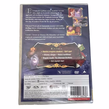Disney Klassiker - Svärdet i Stenen - Inplastat / Oöppnat DVD - Svenskt tal