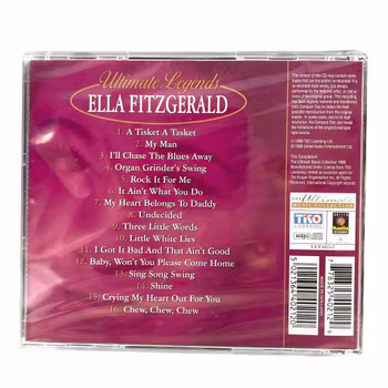 Ella Fitzgerald - Ultimate Legends - Inplastad / Oöppnat CD - Jazzklassiker