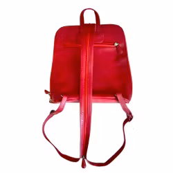 Sac à dos/sac à main rouge Bozzini - Élégant et pratique (2 en 1)