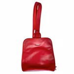 Bozzini röd ryggsäck / Handväska - Elegant & praktisk (2 i 1)