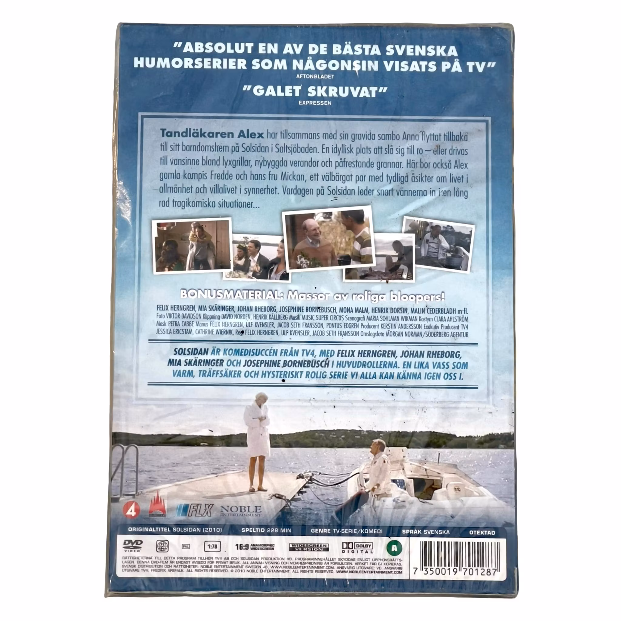 DVD Box - Solsidan Säsong 1 (3 skivor, Avsnitt 1-10) Ny / Inplastad