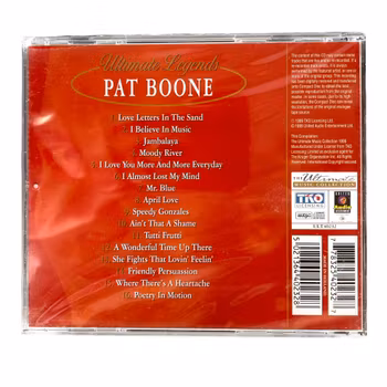 Pat Boone – Ultimate Legends – Ungeöffnete/Verpackte CD