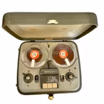 Antik Grundig TK 5 S - Rullband spelare i koffert - 1950/60-tal - Samlar objekt