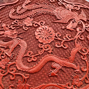 Handskuren lackask - Kina, Republik perioden (1912-1949)