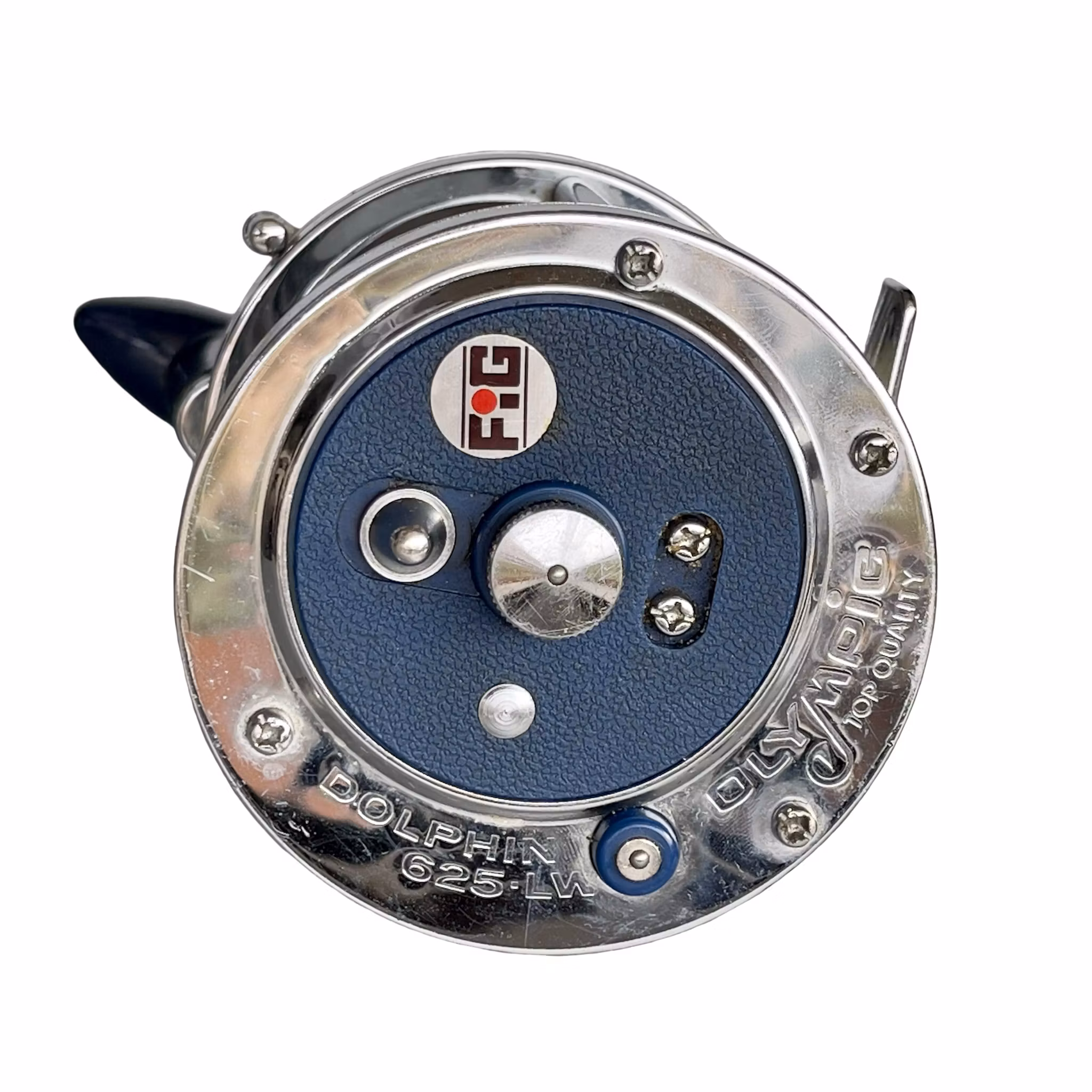 Vintage FIG Olympic Dolphin 625 LW - Japansk havsfiske rulle / trollin grulle - Level Wind
