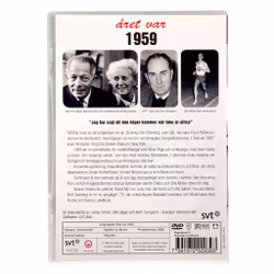 DVD - The year was 1959 (SVT Documentary) - Swedish classic