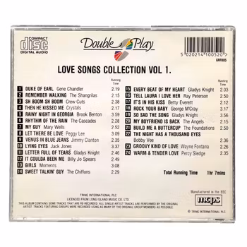 Die Liebeslieder-Sammlung Volume One CD - 24 klassische Liebeslieder / Oldies / Retro