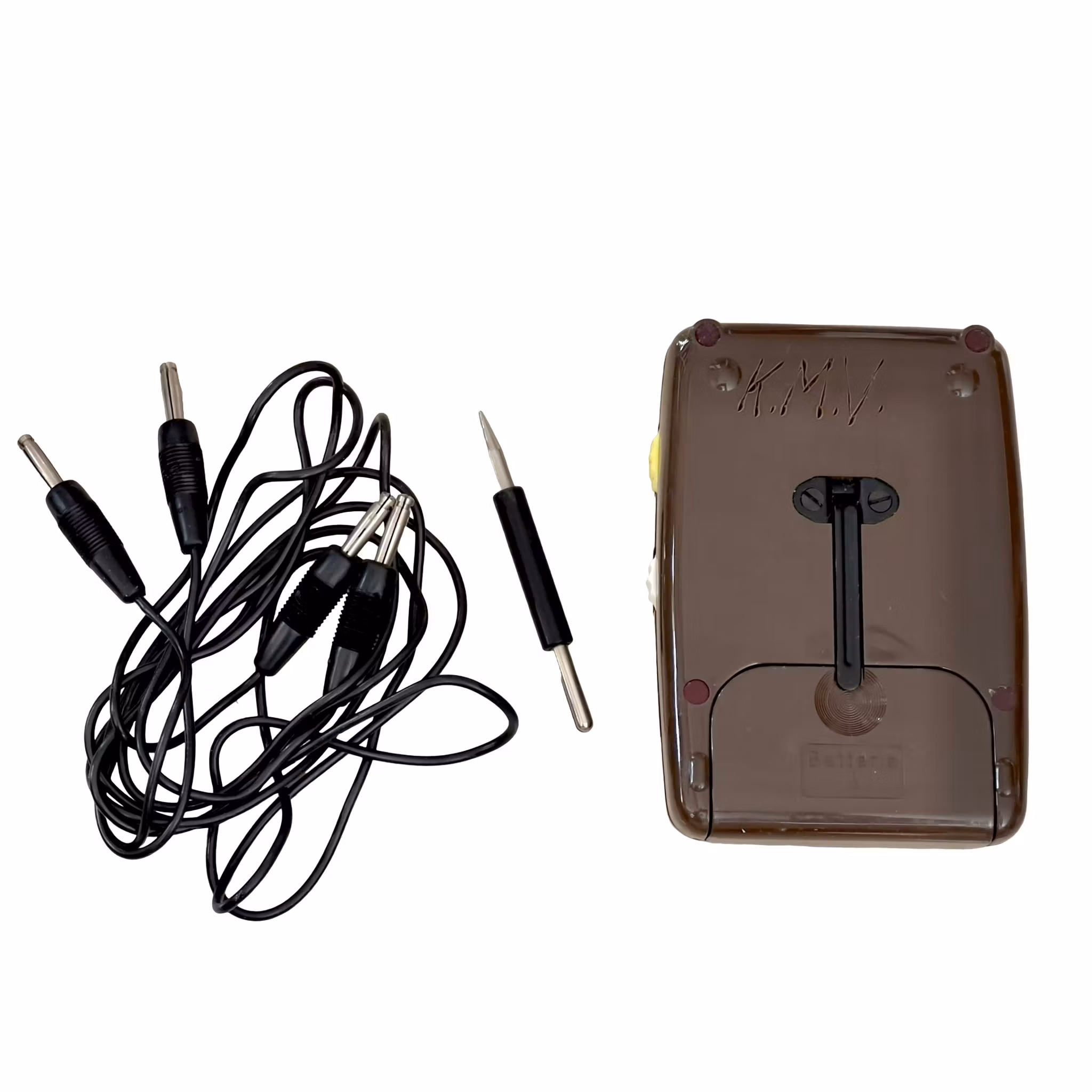 Ohmmètre/ohmmètre analogique vintage Gossen Miniohm, avec câbles et étui.