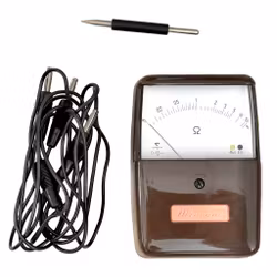 Vintage Gossen Miniohm - Analoge ohmmeter / weerstandsmeter met kabels en koffer