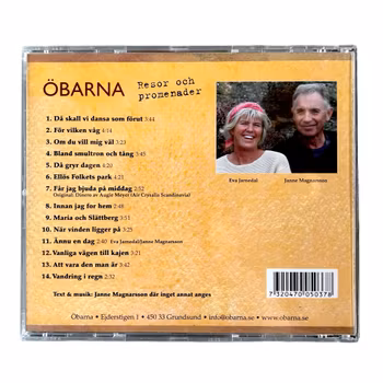 Öbarna – Reisen und Spaziergänge (CD) – Schwedische Show / Indie / Easy Listening / Ungewöhnliche CD
