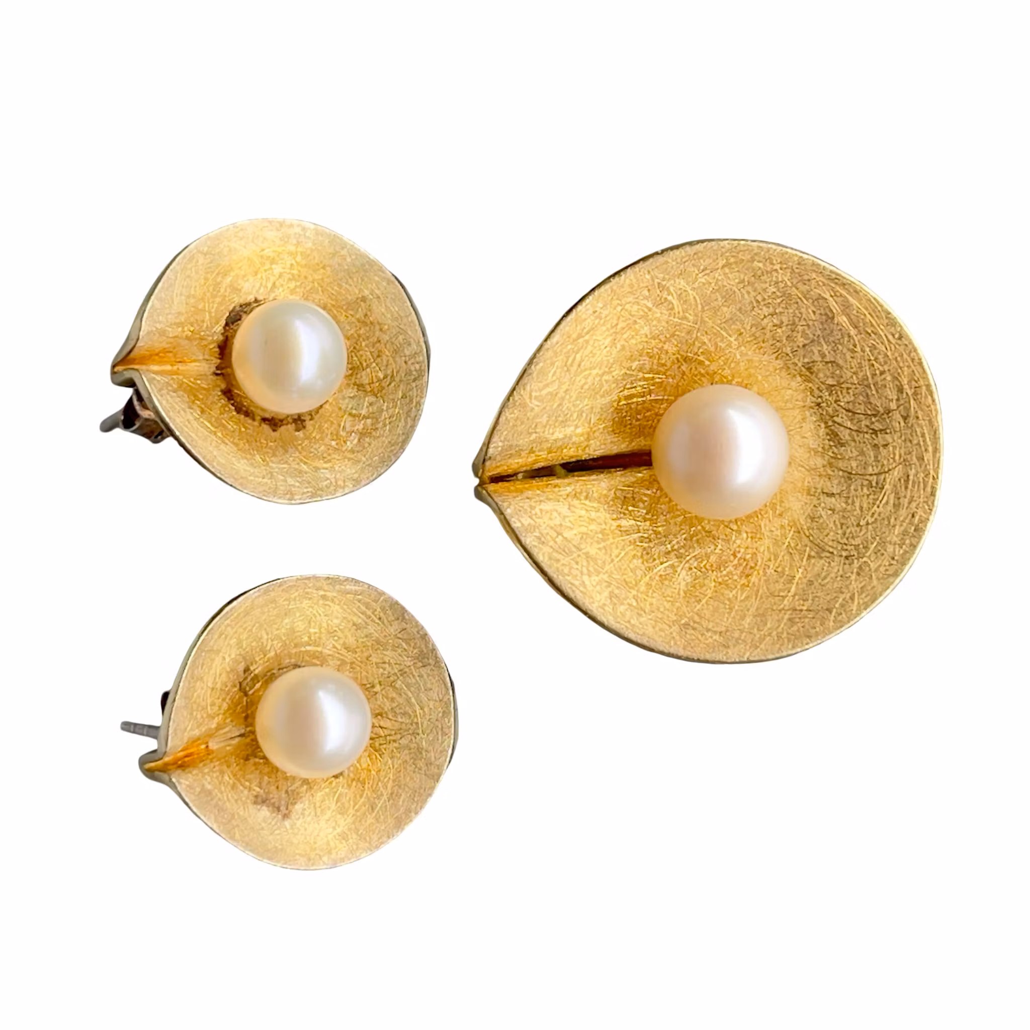 Christian Dior exklusivt smyckeset i 925 sterling silver med pärlor - Hänge & Örhängen