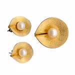 Christian Dior exklusivt smyckeset i 925 sterling silver med pärlor - Hänge & Örhängen