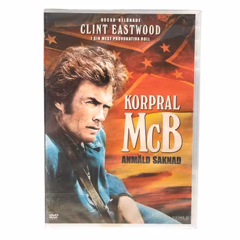 Korpral McB - Anmäld saknad - Inplastad DVD - Clint Eastwood klassiker