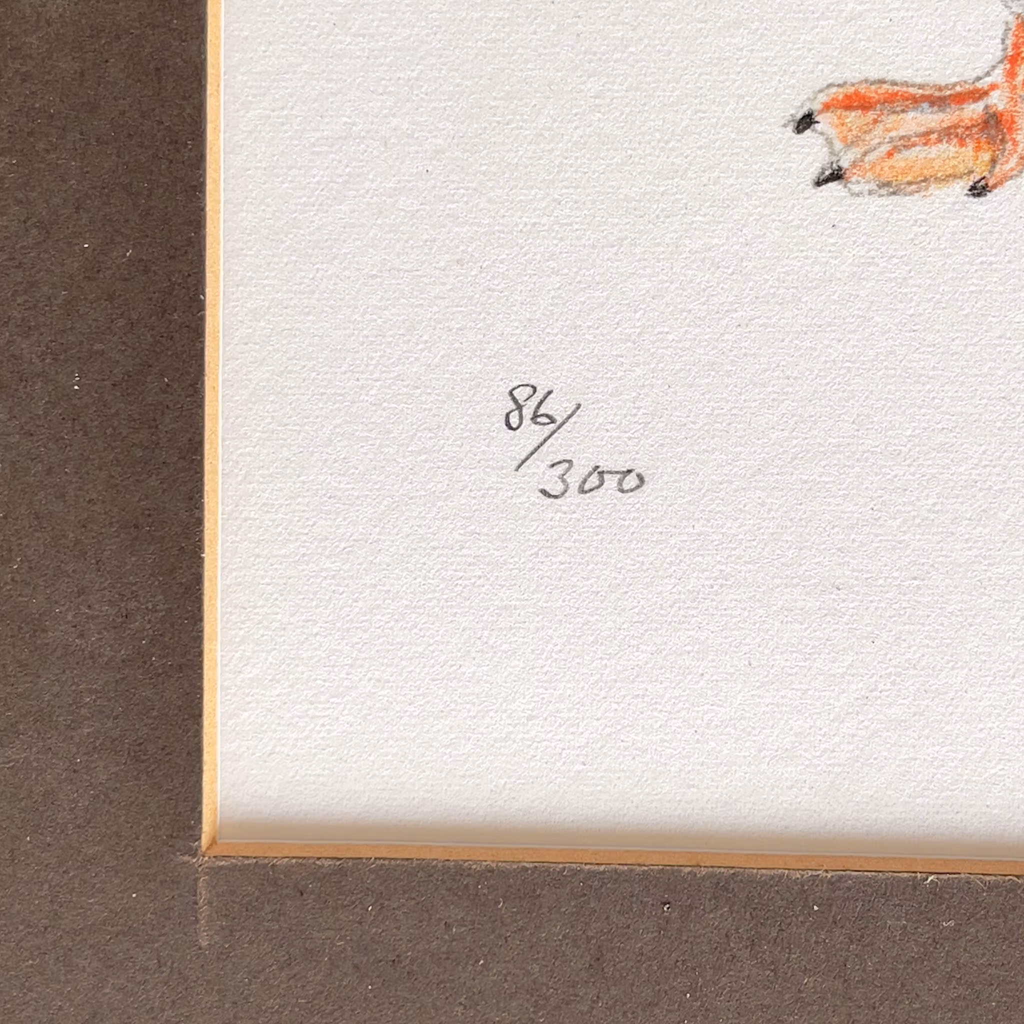 Hasse Andersson - Juvand på marsch - Litografi - Signerad och numrerad