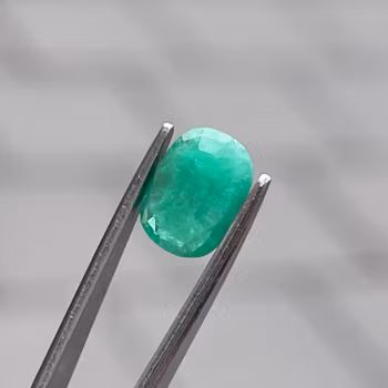 Natuurlijke smaragd 1,10 ct - Ovaal facetgeslepen losse edelsteen