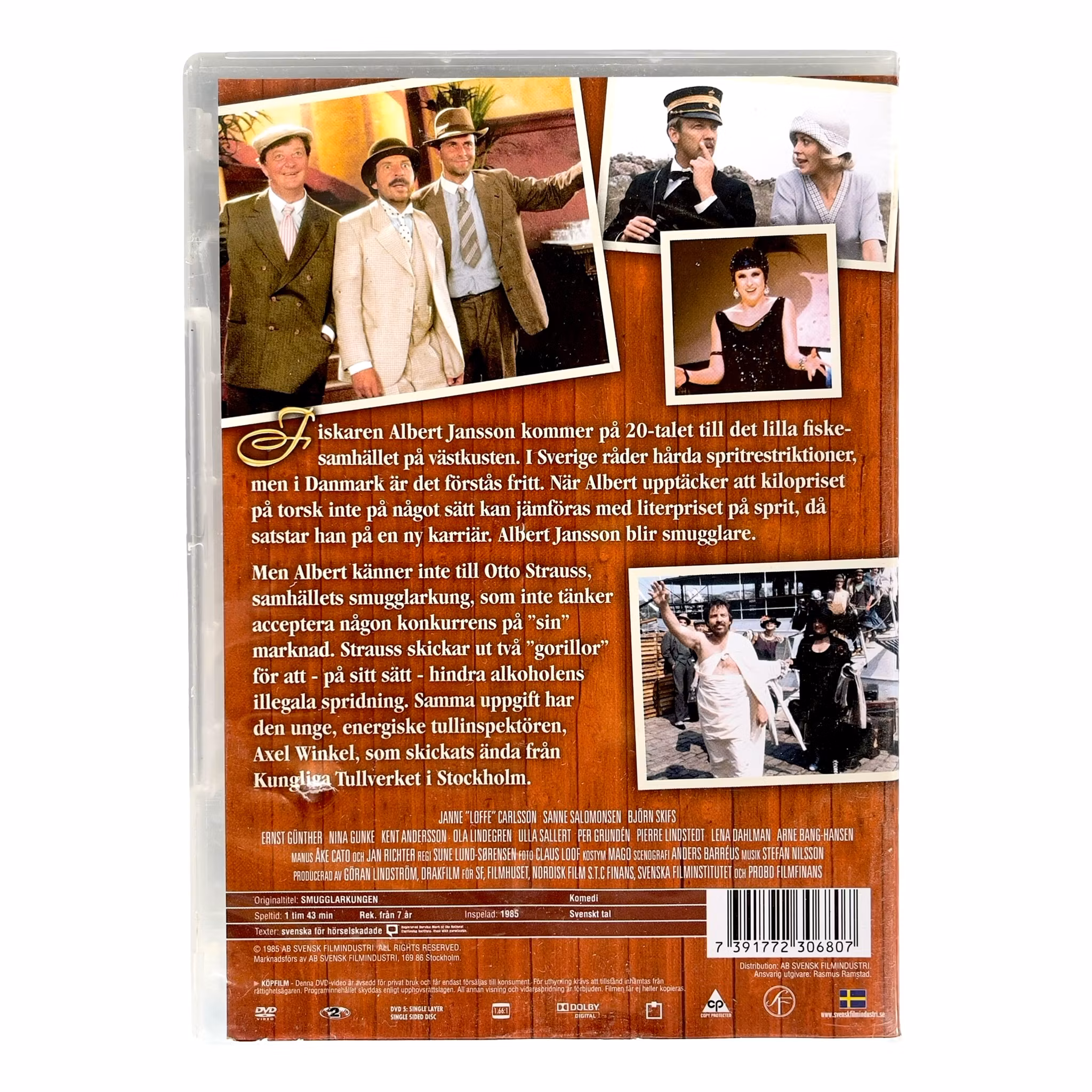 Smugglar kungen DVD - Svensk klassiker med Björn Skifs & Janne "Loffe” Carlsson