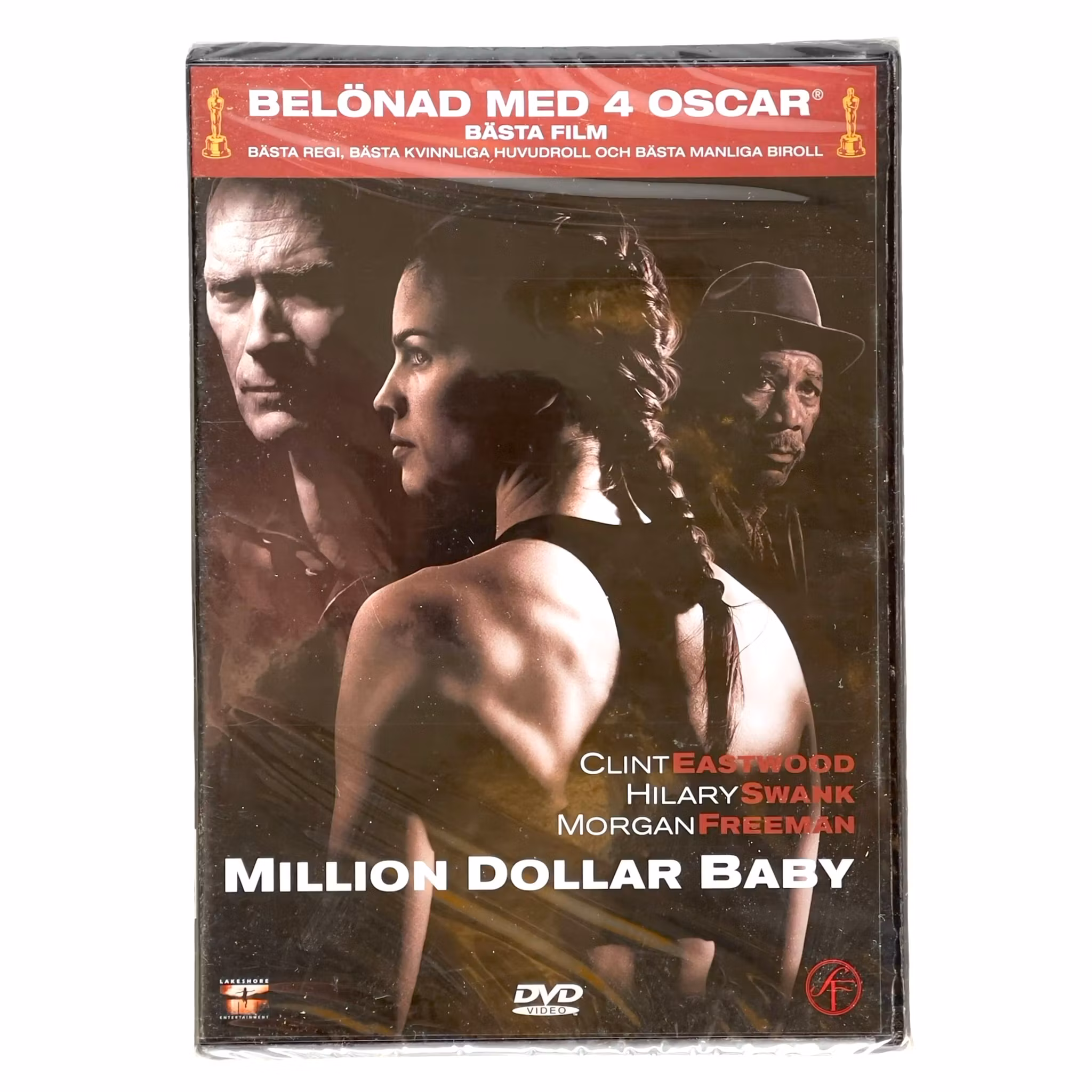Million Dollar Baby DVD - Oscar vinnare med Clint Eastwood & Morgan Freeman